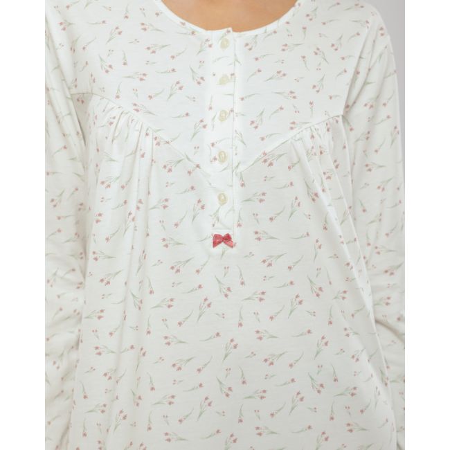 Chemise De Nuit Xhilaration Manches Longues Rose – Taille XS – Occasion Très Bon état