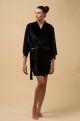 KIMONO VELOUR NOIR