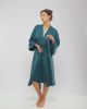 Ensemble allaitement chemise de nuit avec kimono
